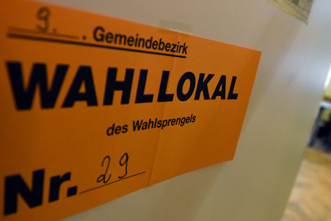 Wien-Wahl 2015 - Im Bild: Ein Wahllokal