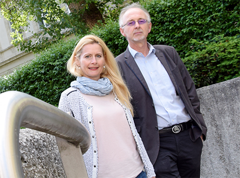 v.l.: Univ.-Prof.in Dr.in Nicole Concin und ao.Univ.-Prof. Mag. Dr. Hanno Ulmer