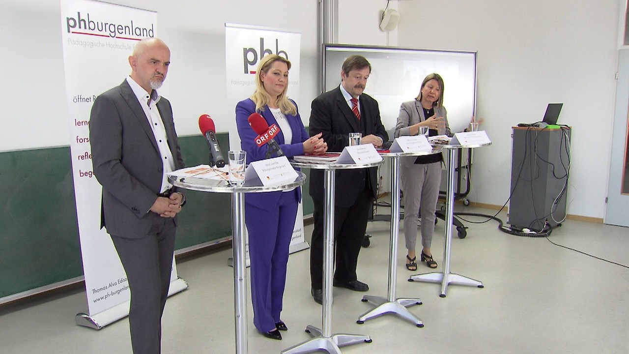 Education Director Heinz Josef Zeitz, Education Minister Daniela Winkler (SPÖ), Werner Gruber, PPH Rector Sabine Weiz