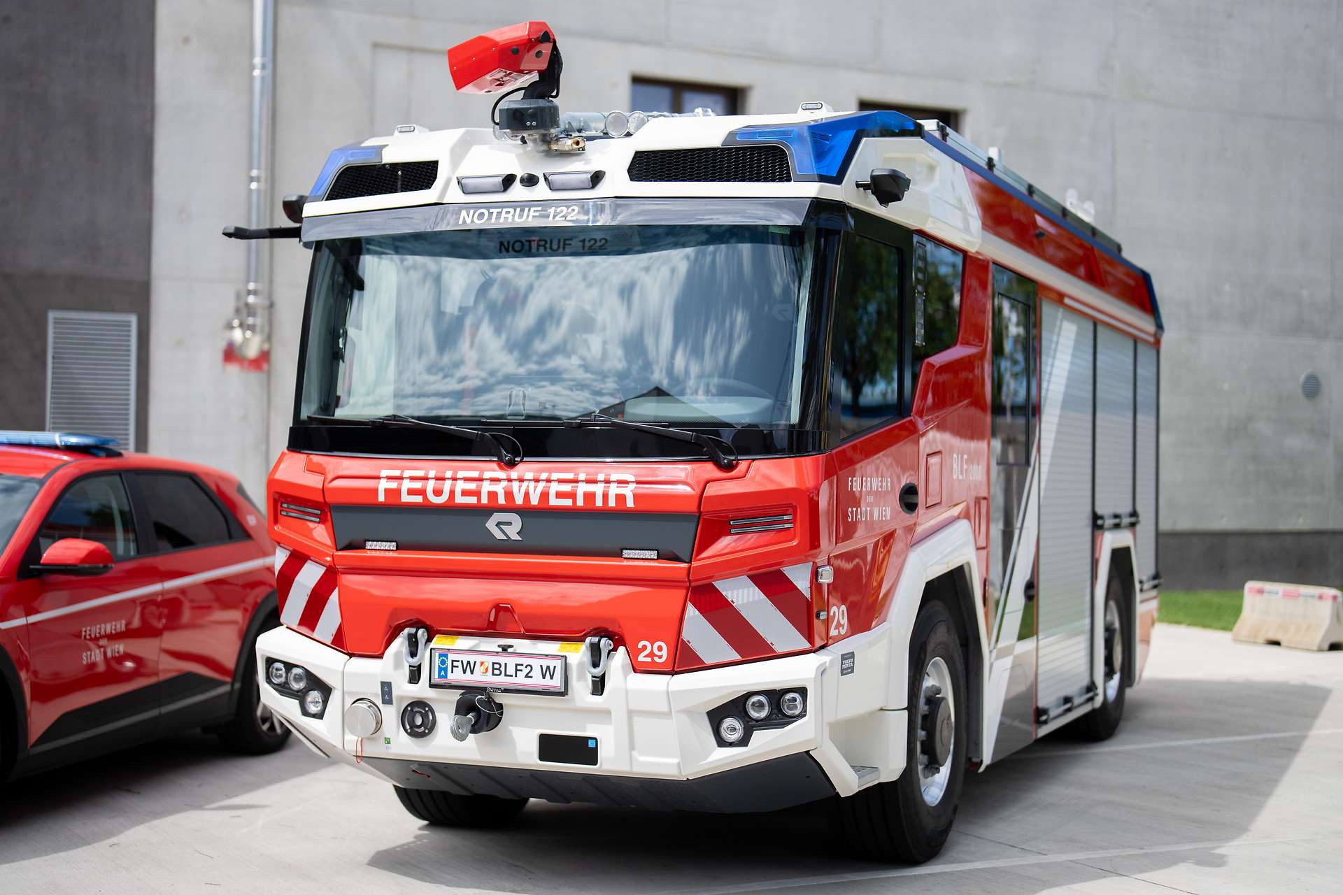 Elektrische Feuerwehr von Rosenbauer (c) APA