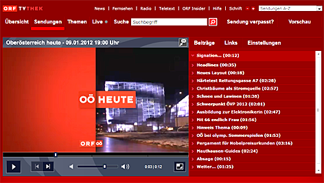 Fernsehprogramm Oberösterreich
