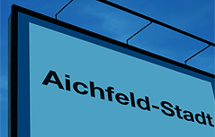 "Aichfeld-Stadt" - Ortstafel