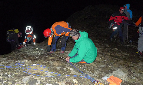 Einsatz für Tschechen in Kaprun Bergrettung Bergretter