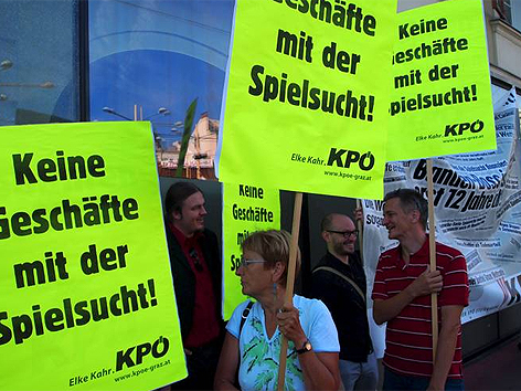 KPÖ-Demo in Graz