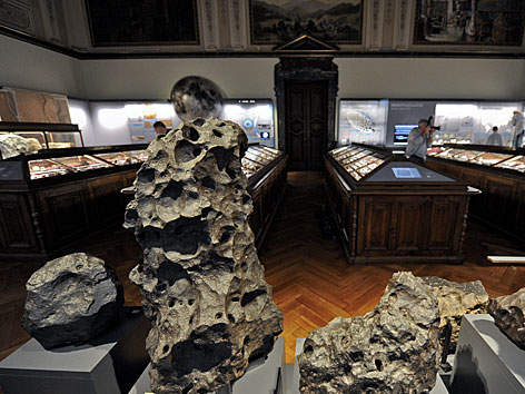 Der generalsanierte Meteoritensaal aufgenommen am Montag, 05. November 2012, im Naturhistorischen Museum (NHM) in Wien