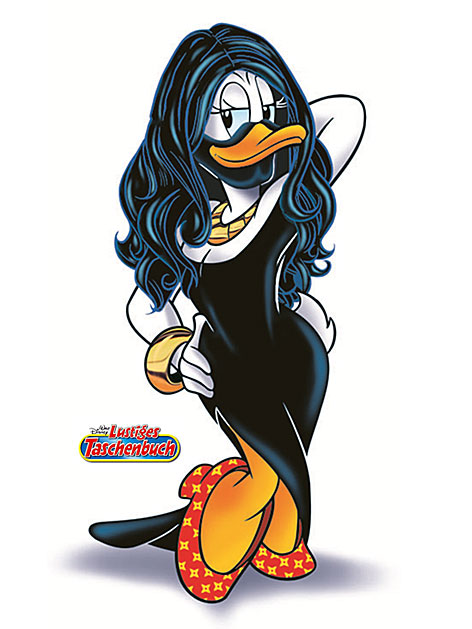 Conchita Duck mit Logo