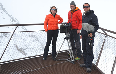 Team des Films "Bauen in den Bergen"