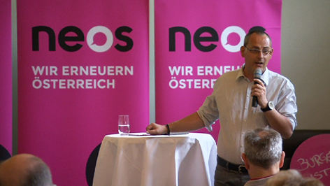 Wahlkampfauftakt von NEOS in Eisenstadt