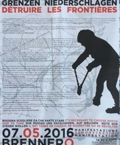 Plakat zur Brenner-Demo