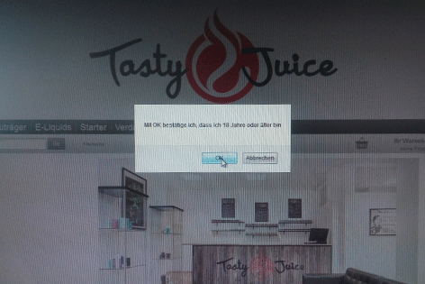 Website Tasty eJuice