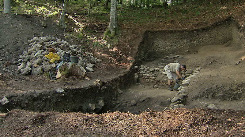 Burgbichl Ausgrabungen