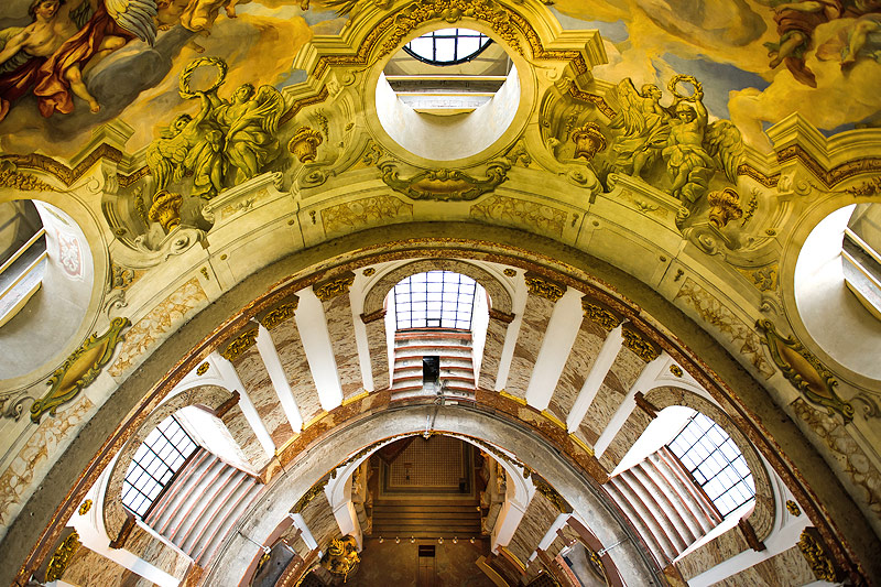 Innenansicht der Wiener Karlskirche