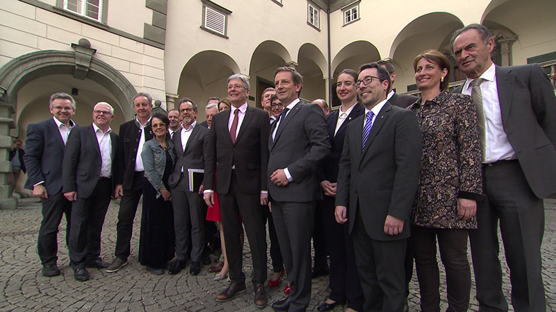 Koalition SPÖ ÖVP steht Benger Kaiser Landhaus