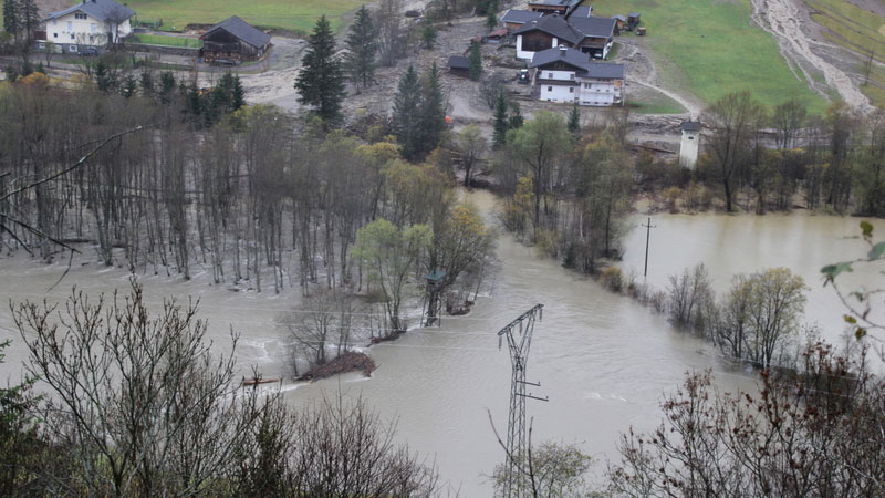 Hochwasser Unwetter Mölltal Rangersdorf